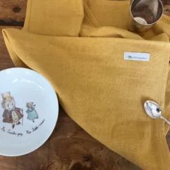 Grande serviette jaune vermeer