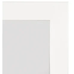 Grand miroir bois blanc - décoration