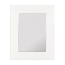 Grand miroir bois blanc - décoration
