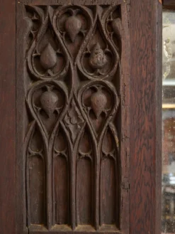 Grand miroir piqué gothique n°1022