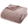 Grand plaid en flanelle uni - 230x180 -