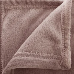Grand plaid en flanelle uni - 230x180 -