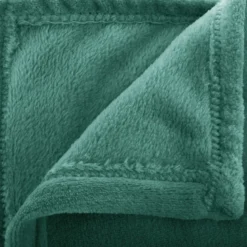 Grand plaid en flanelle uni - 180x130 cm