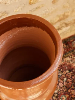 Grand pot en terre cuite années 70 n°976