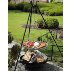 Grille acier 70 cm + brasero malta 80cm
