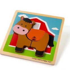 Gros puzzle à soulever - cheval