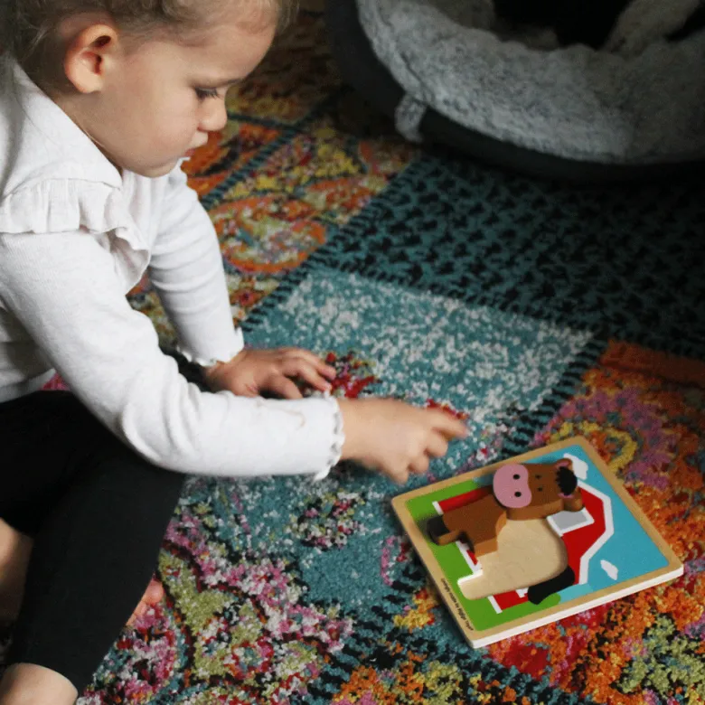 Gros puzzle à soulever - cheval