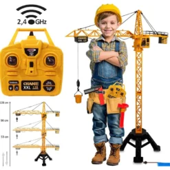 Grue à tour xxl télécommandée 128 cm