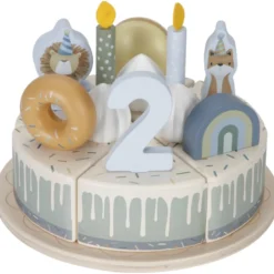 Gâteau d'anniversaire bleu