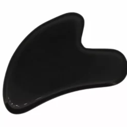 Gua sha en jade noir