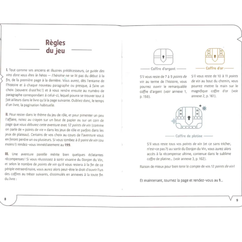Guide des vins dont vous êtes le héros