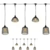Guirlande guinguette abat-jour led 2,5 m – blanc chaud, raccordable