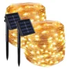 2 guirlande solaire skinny 100 led 11.5m