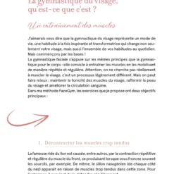 Gym du visage Redessiner et raffermir naturellement son visage