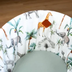 Habillage couffin satin de coton safari