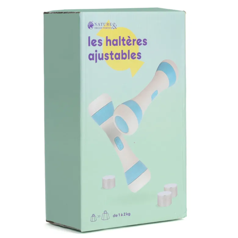 Haltères évolutives 2kg