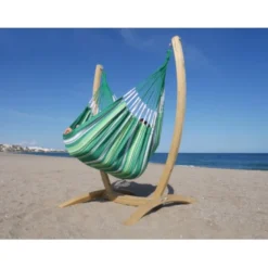 Hamac chaise albizia xxl sur pied en boi