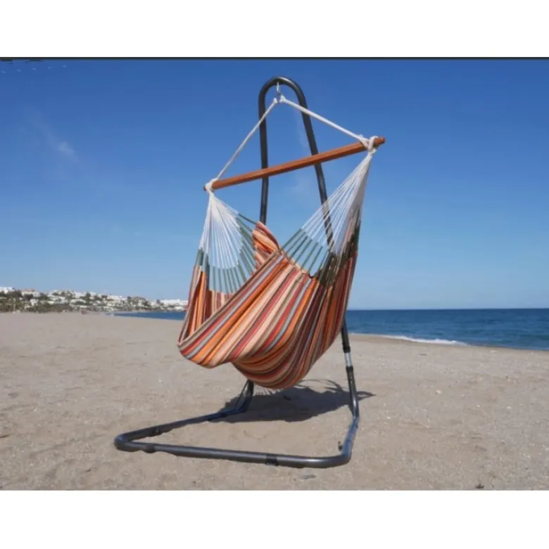 Hamac chaise avec support aguilas xl sol