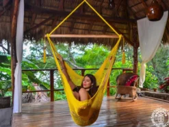 Hamac chaise diriamba xl jaune