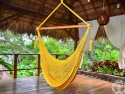Hamac chaise diriamba xl jaune