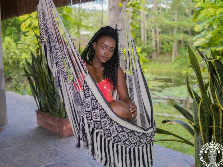 Hamac chaise tumaco xl blanc
