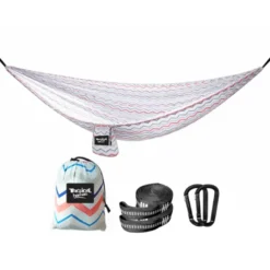 Hamac de voyage compact avec fixation – Idéal camping, randonnée et sieste en pleine nature