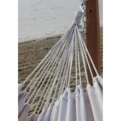 Hamac simple à franges écru