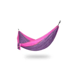 Hamac voyage double violet