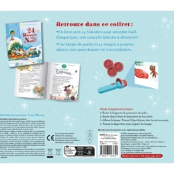 24 histoires pour attendre Noel Coffret lampe