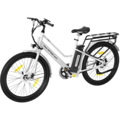 Hitway vélo électrique 27.5pc blanc avec panier