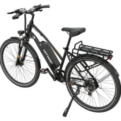 Hitway vélo électrique 28pc noir avec panier