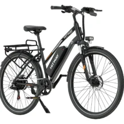 Hitway vélo électrique 28pc noir avec panier