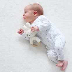 Hochet anneau de dentition miffy blanc