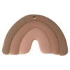 Hochet de dentition arc en ciel rose