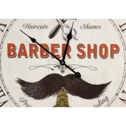 Horloge ancienne balancier barber shop