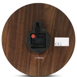 Horloge fishtec light & wood murale