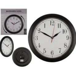 Horloge inversée backtime 30 cm