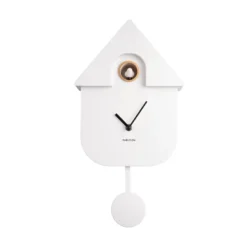 Horloge murale avec coucou blanc karlsson