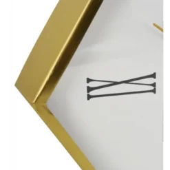 Horloge murale verre or - décoration