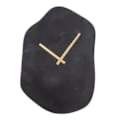 Horloge organic noir 64 x 44 cm