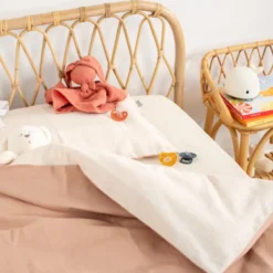 Housse de couette lin lavé réversible