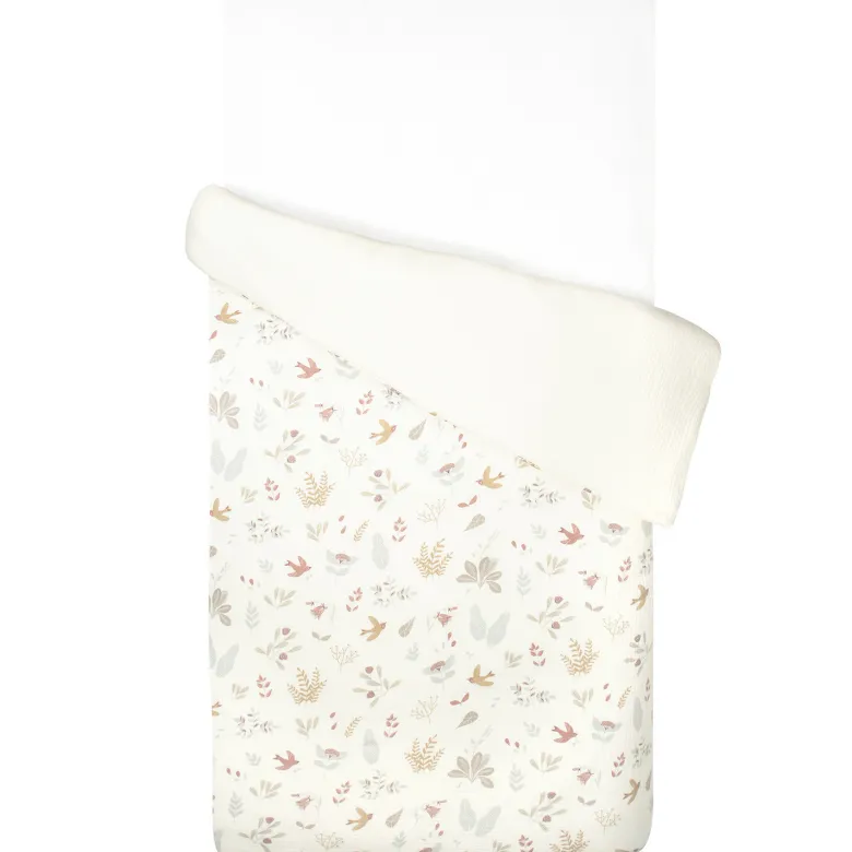 Housse de couette réversible coton