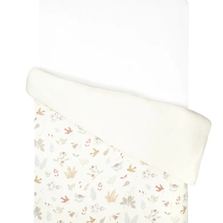 Housse de couette réversible coton