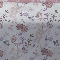 Housse de couette 240x220 hana rose + 2