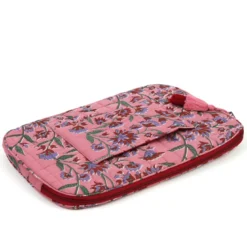 Housse de protection ordinateur en coton Rose