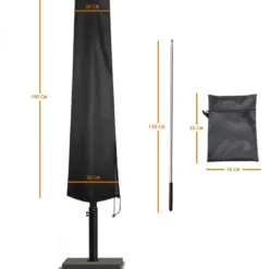 Housse de protection parasol - 190 cm