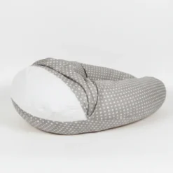 Housse pour coussin de grossesse Gris et blanc