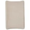 Housse pour matelas à langer taupe en éponge 50x70 cm