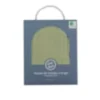 Housse pour matelas à langer tilleul en gaze de coton 50x70 cm