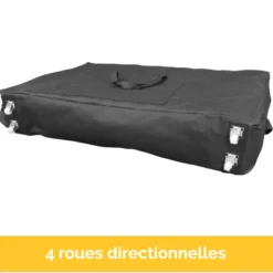 Housse à roulettes table de massage
